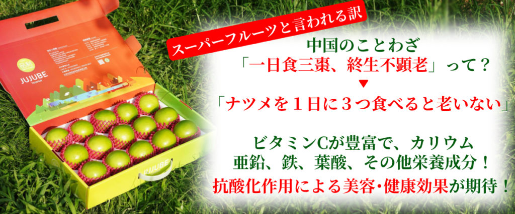 インドナツメ・スーパーフルーツと言われる訳